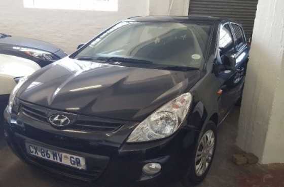 2012 hyundai i20 1.6 fluid automatic black