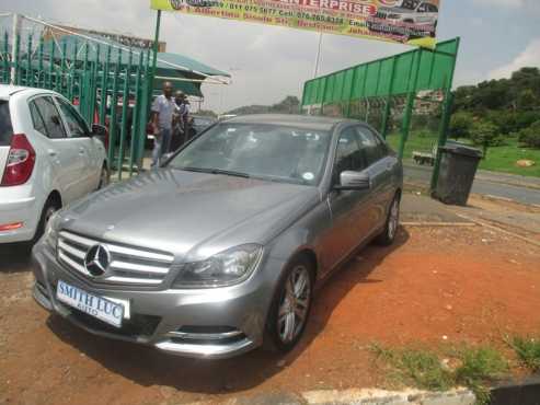 2012 model  Mercedes-Benz C 200 automatic used cars for sale in johannesburg