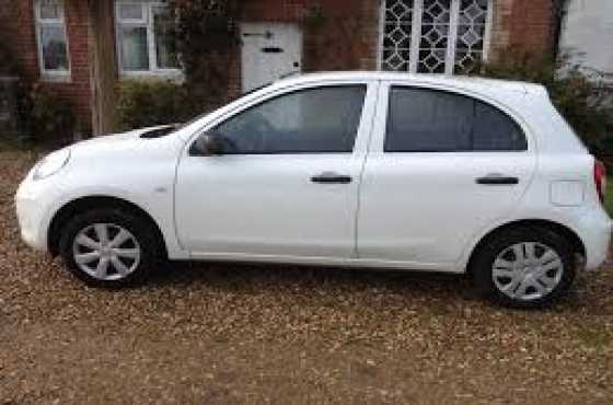 2012 Nissan Micra 1.2 Acenta 5dr ,5 speed Manual,Petrol ABS, Airbags, Remote Central Locking, Cloth