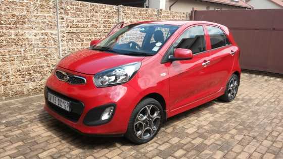 2012 Red 1.2 PICANTO EX with sunroof