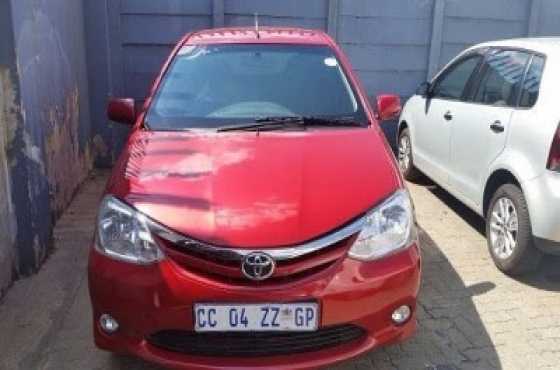 2012 toyota etios 1.5 xi red