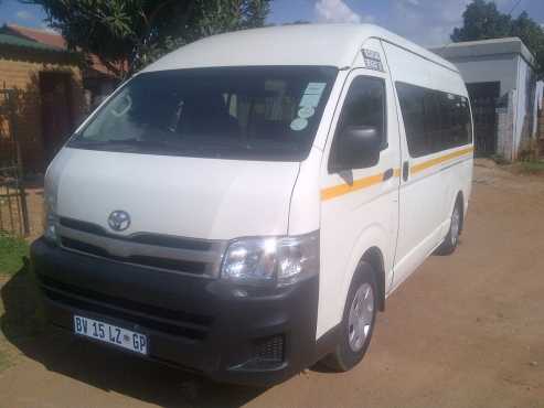 2012 Toyota Quantum Sesfikile 2.7 Petrol Manual