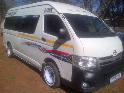 2012 Toyota Quantum Sesfikile Petrol VVTI 16 Seater Bus