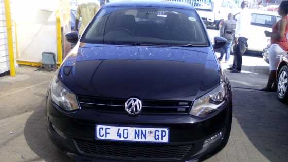 2012 volkswagen polo6 1.4 comfortline black