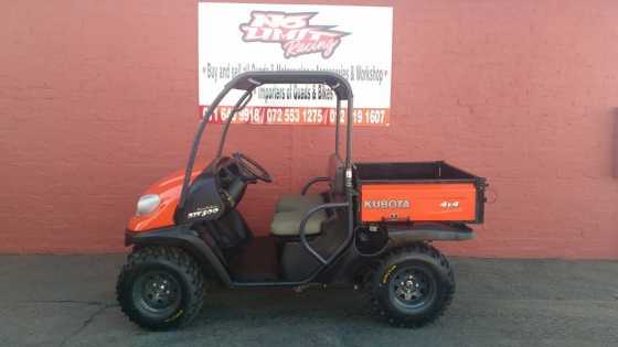 2013 500cc KUBOTA 4x4 RTV