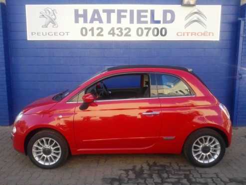 2013 Fait 500 1.4 Cabriolet. SHOW ROOM CONDITION Only R159,990O..... 26450 km, FSH