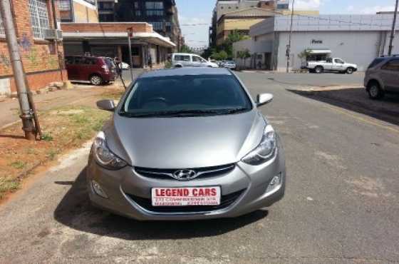 2013 hyundai elantra 1.6 glse silver