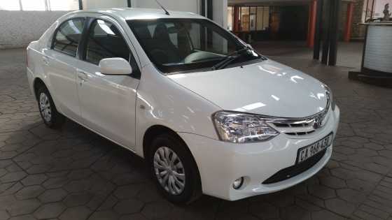 2013 TOYOTA ETIOS 1.5  ROADWORTHY, RADIO, CD, AIR