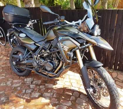 2014 BMW F800 GS with lots of extras