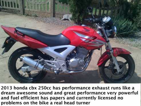 2014 honda 250cc first come first serve R16000