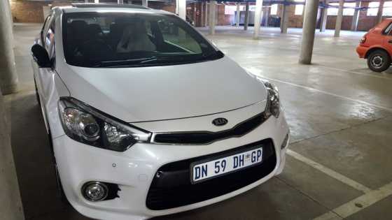 2014 Kia Cerato Koup 1.6TGDi Auto 152kw265nm pearl white