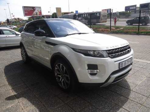 2014 Range Rover Evoque SD4 Dynamic auto