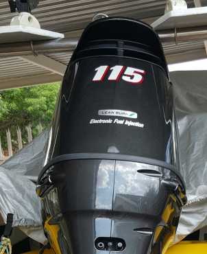 2014 - SUZUKI 115hp- 4 stroke OUTBOARD MOTOR