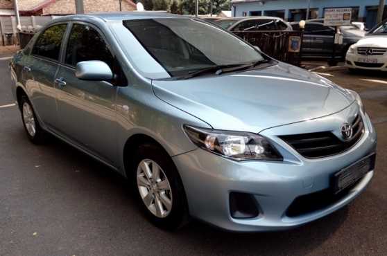 2014 Toyota Corolla Quest 1.6i Plus, light blue, FSH, 58 756km, R173 950, Pretoria