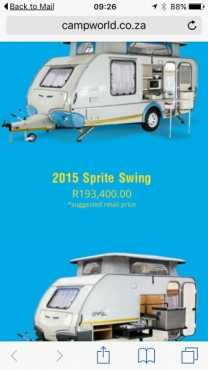 2015 Sprite Swift Caravan