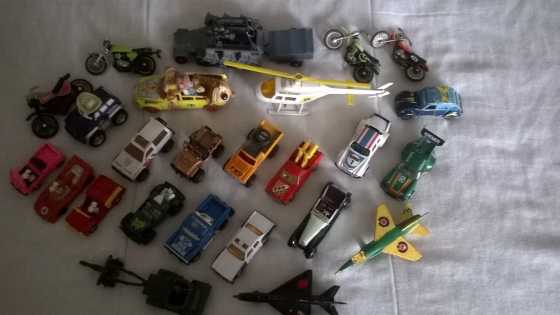 21 Model Toys Cars, planes and cards.