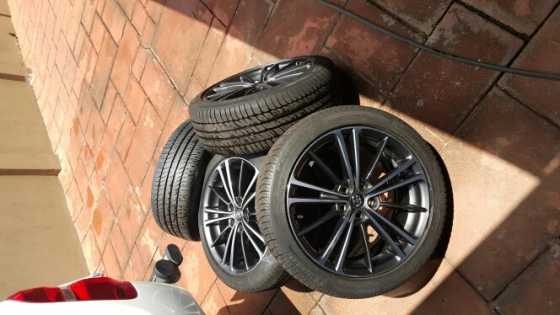 21545R17 NEW TYRES PLUS TOYOYA 86 RIMS