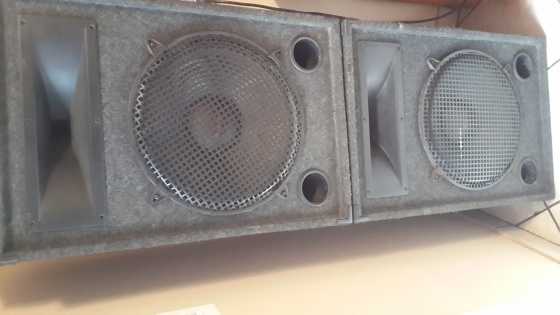 215quot disco speakers and amp