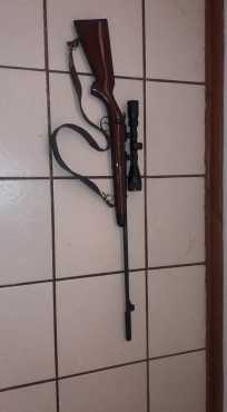 22 norinco met n Nikkostirling 3-9X40 scope  Silencer te Ruil