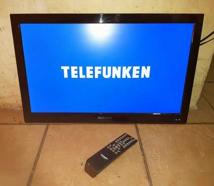 24 inch Telefunken LED TV with remote