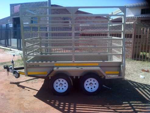 2.450 x 1.5 x 1.750m small cattle trailer 4 sale, brand new and many more