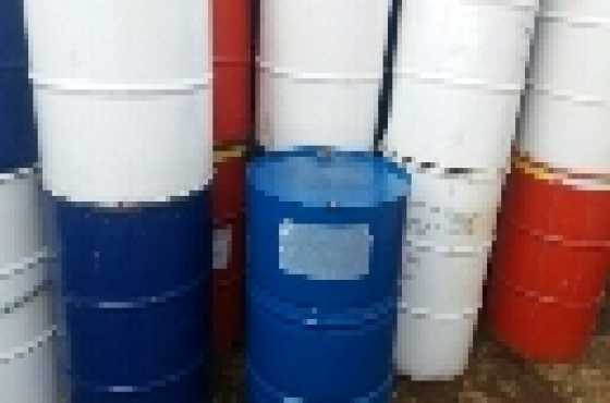 25 litre  containers, 210 litres drums