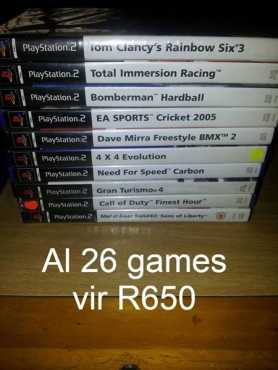 26 PS2 GAMES