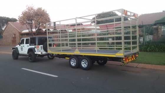 2.7 tom trailer flat bed