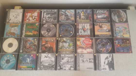 27x PS1 games. Good condition