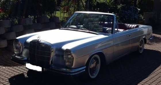 280S Mercedes one of a kind 2 door open top