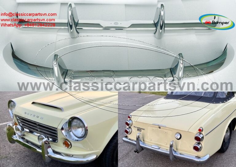 Datsun Roadster Fairlady 1962 bumpers with over riders