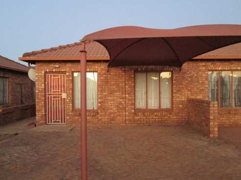 2bedrooms house at soshanguve vv, within a complex in a duplex estate