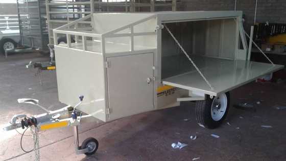 2m Box trailer quot14quot tyres 1.5 ton with sparewheel for sale.