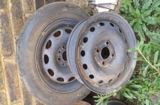 2x 14inch standard rims