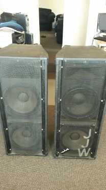 2x double 12quot speakers