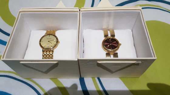 2x Hallmark Gold Watches - R1000 cash for both.