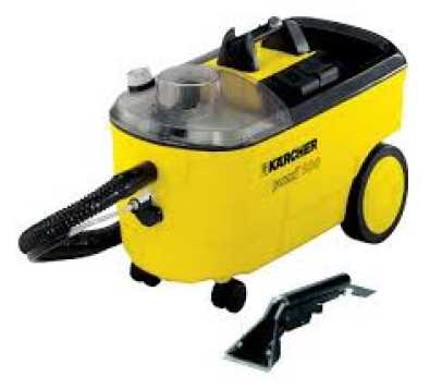 2x Karcher Puzzi 100 Commercial Carpet Cleaners