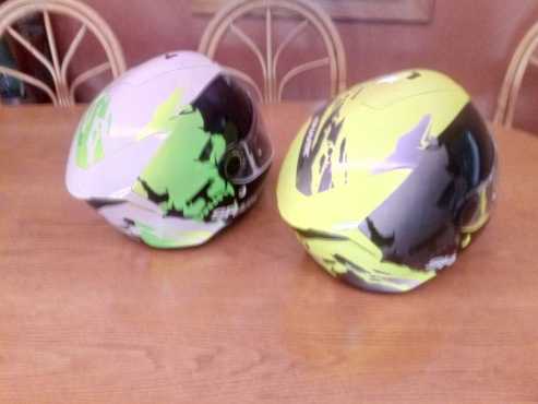 2x shark helmets