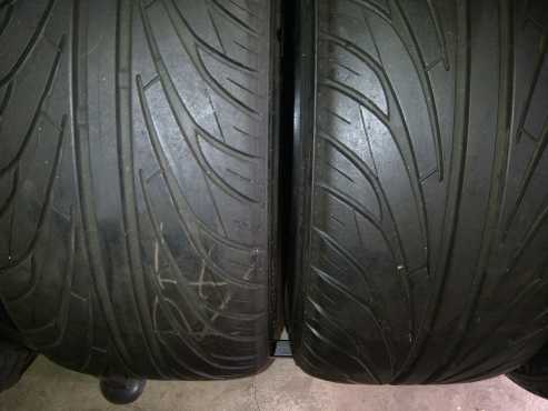 2x Yokohama NS2 Ultra Sport tyres 2553520,As new