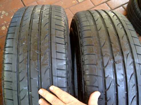 2xBridgestone Dueler HP Sport tyres 2356517,As new