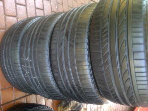 2xBridgestone Dueler HP Sport tyres 2555019 Runflat,For X5