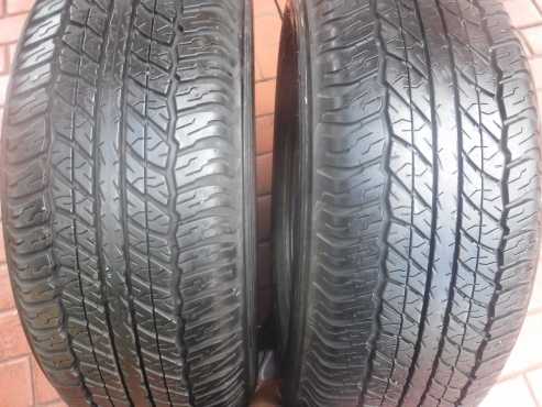 2xDunlop Grandtrek AT20 tyres 2656517,85 percent tread