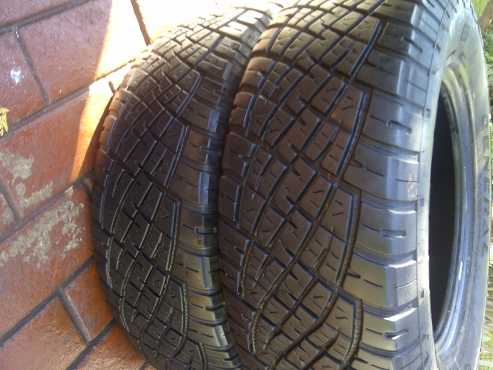 2xGeneral Grabers ATM tyres 2656517,80 percent tread