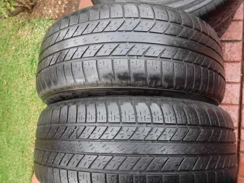 2xGoodyear Wrangler HP tyres 2555519,70 percent tread