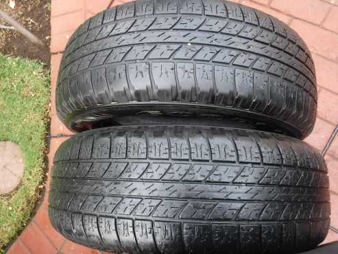 2xGoodyear Wrangler HP tyres 2556517,Still goodFor Navara