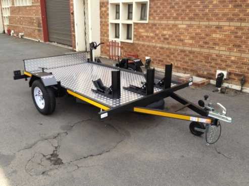 3 bike easy loader trailer