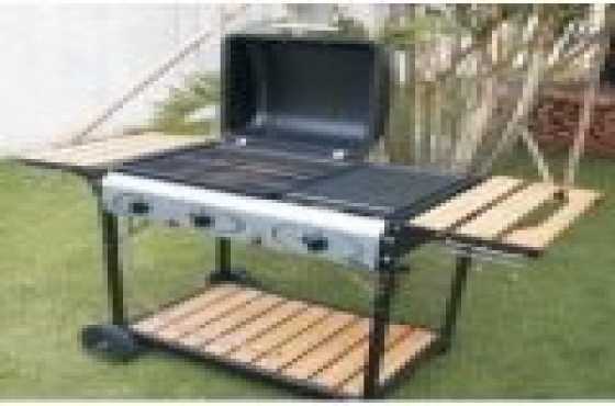 3 burner gas braai