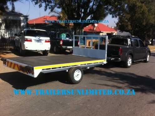 (((((  3 FLATBED TRAILERS UNLIMITED )))))