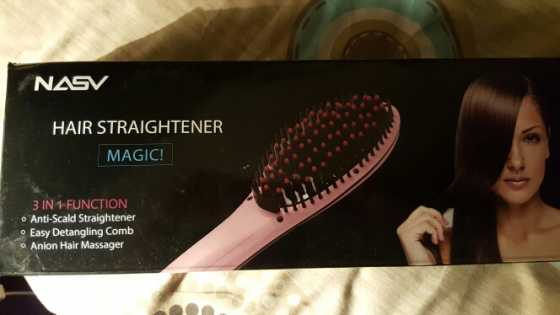 3- in-1 hair straightener
