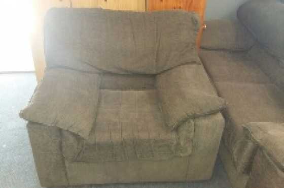 3 Piece brown couches.